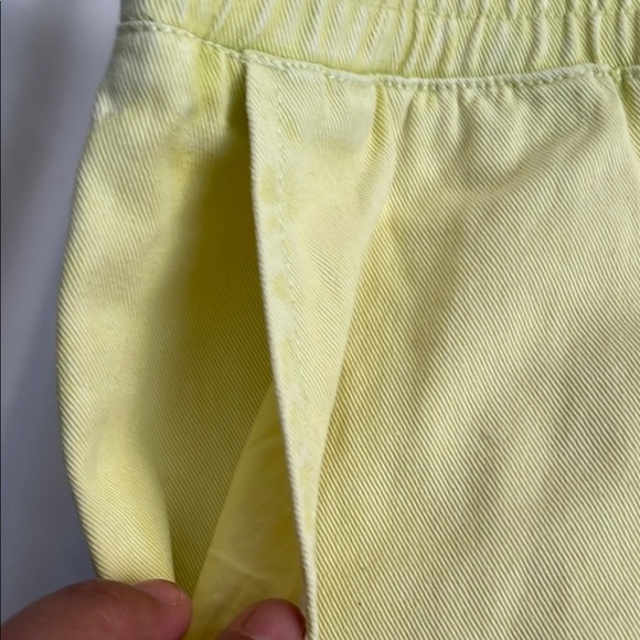 Volcom Yellow Jean Shorts with Frayed Hem - Picture 10 of 10